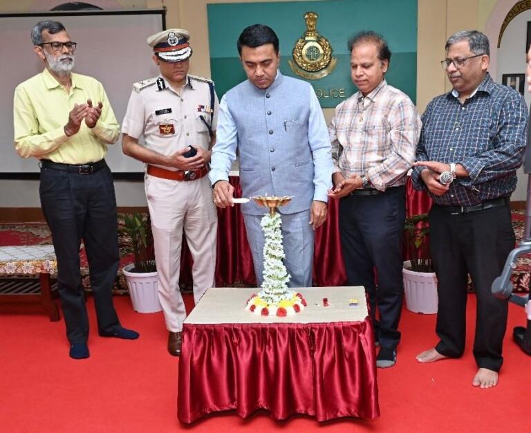 CM inaugurates “Manas Mentors” stress management workshop and “Swasth Police Sashakth Police” campaign for Goa Police.