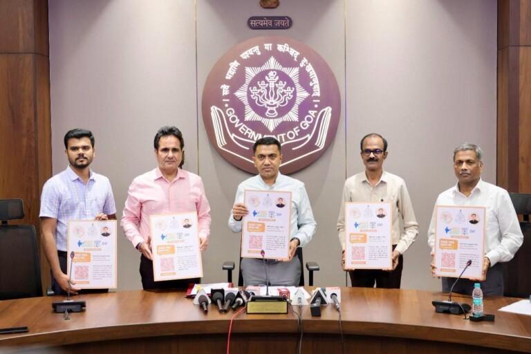 CM Launches Viksit Goa Portal for the Vision Document