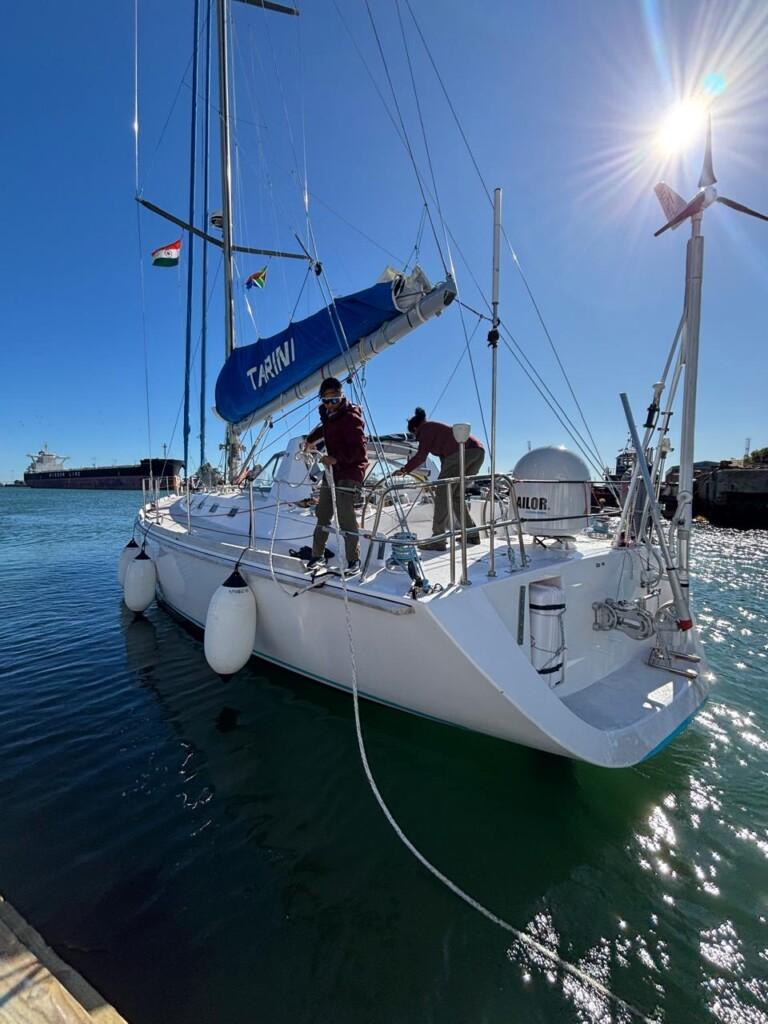 INSV Tarini Flagged Off from Cape Town for Final Leg of Navika Sagar Parikrama II Expedition