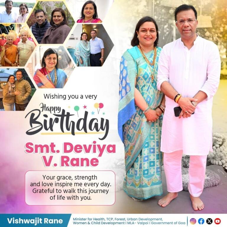 Love was in the air on the occasion of Dr Deviya Rane’s birthday