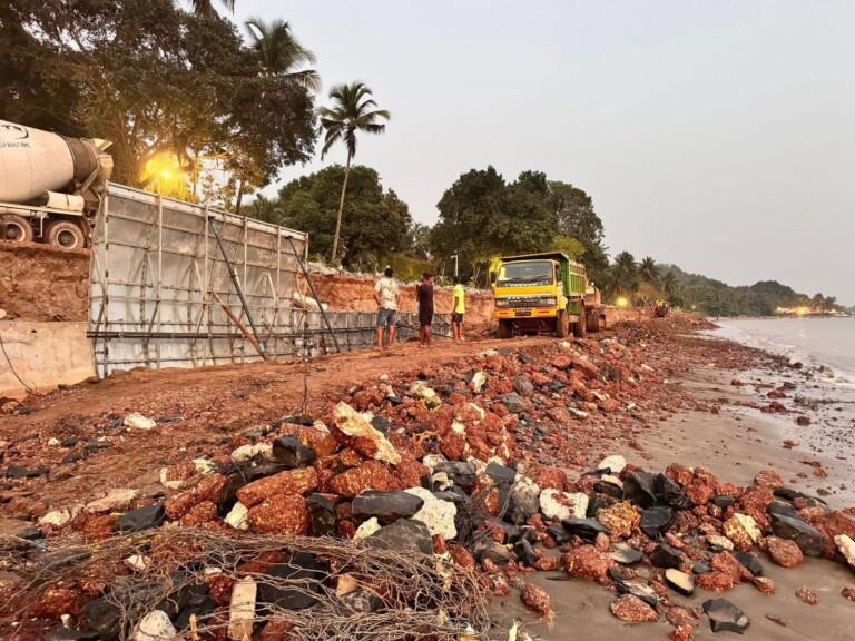 After GCZMA Revokes Its Order, TCP Withdraws Clearance for Wall Construction at Bambolim