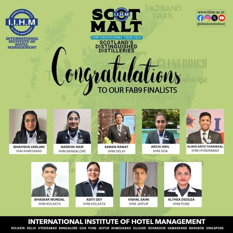 IIHM Deepens Global Learning with 2025 Scot Malt Educational Tour