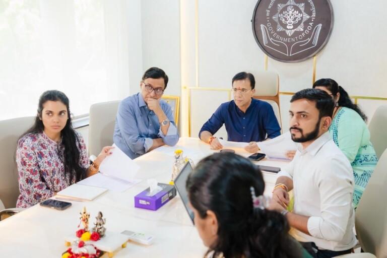 Goa Min. Rane attends WCD ministry review meet on Saksham Anganwadi and Poshan 2.0