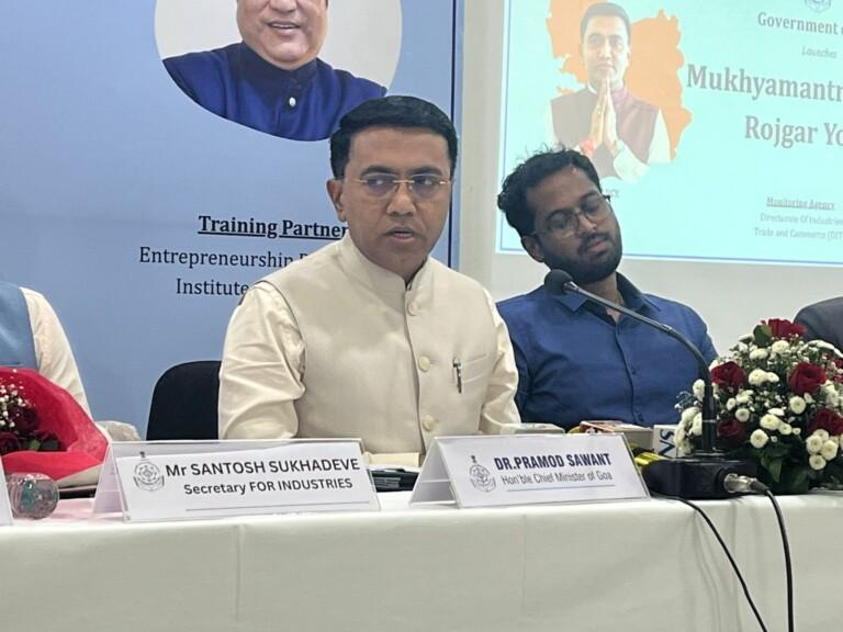 Mukhyamantri Sawayamrojgar Yojana launched in Goa providing financial and skilling help for aspiring entrepreneurs