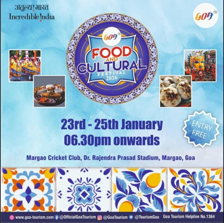 A Celebration Where Flavours Meet Traditions: Goa Food & Cultural Festival 2026