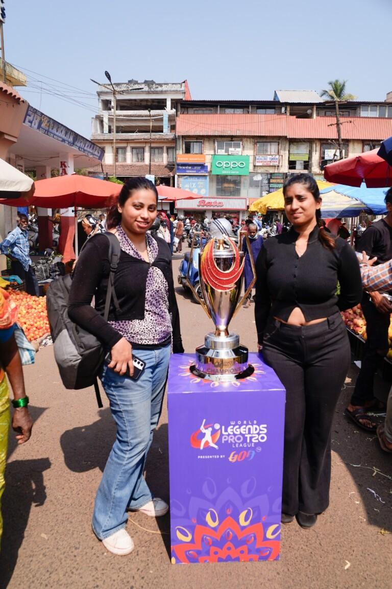 Cricket Fever Hits Goa: World Legends Pro T20 League Trophy Steals the Spotlight