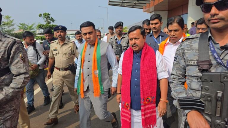 BJP President Nitin Nabin Arrives in Goa on His Maiden Visit