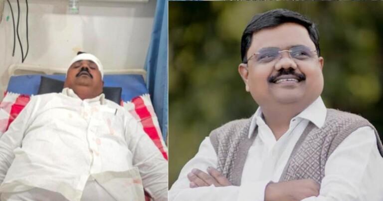 मतदानाच्या पूर्वसंध्येला राडा; राष्ट्रवादीच्या उमेदवाराच्या पतीवर दगडफेक