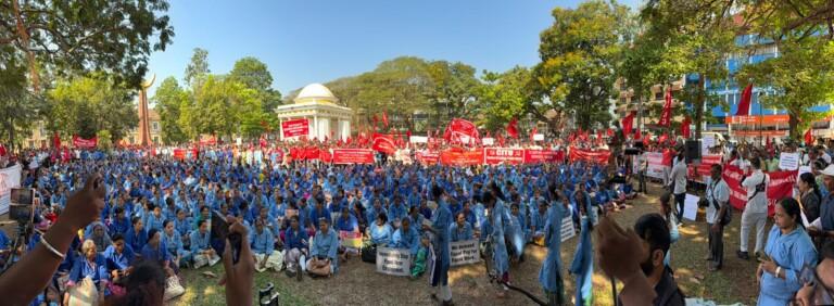 Mixed Response to the Nationwide Strike Call in Goa