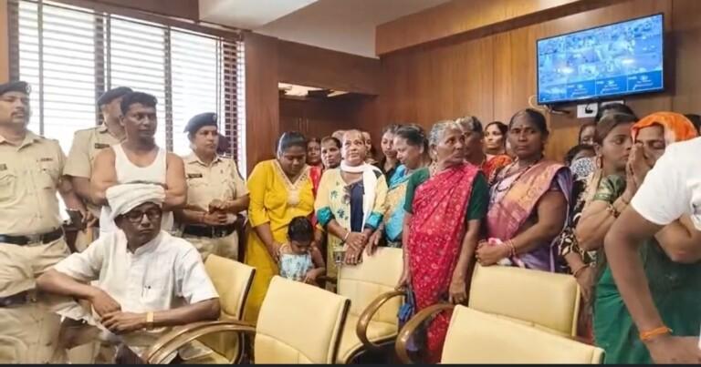 Palem-Siridao Villagers Stage Sit-In At TCP, Demand Land Use Revocation