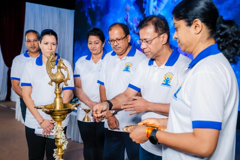 Health Minister Rane Joins Yoga Day Celebrations, Lauds PM’s Vision on Yoga