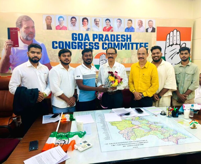 NSUI Goa’s Persistent Struggle Secures Major Relief for Law Students; GPCC President Girish Chodankar Congratulates Student Wing