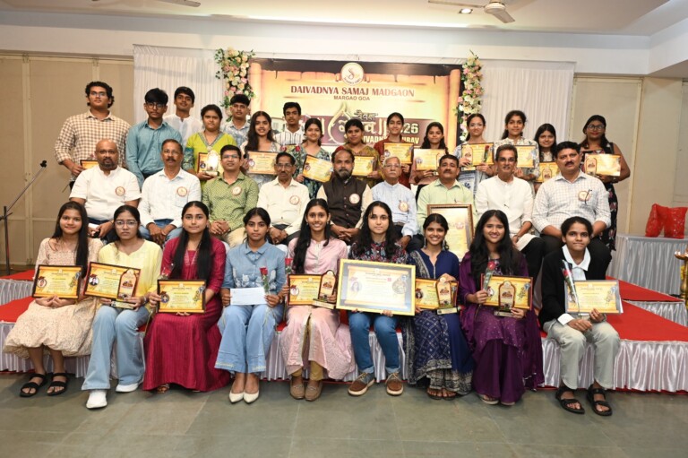 DAIVADNYA SAMAJ MARGAO FELICITATES SSC & HSC TOPPERS