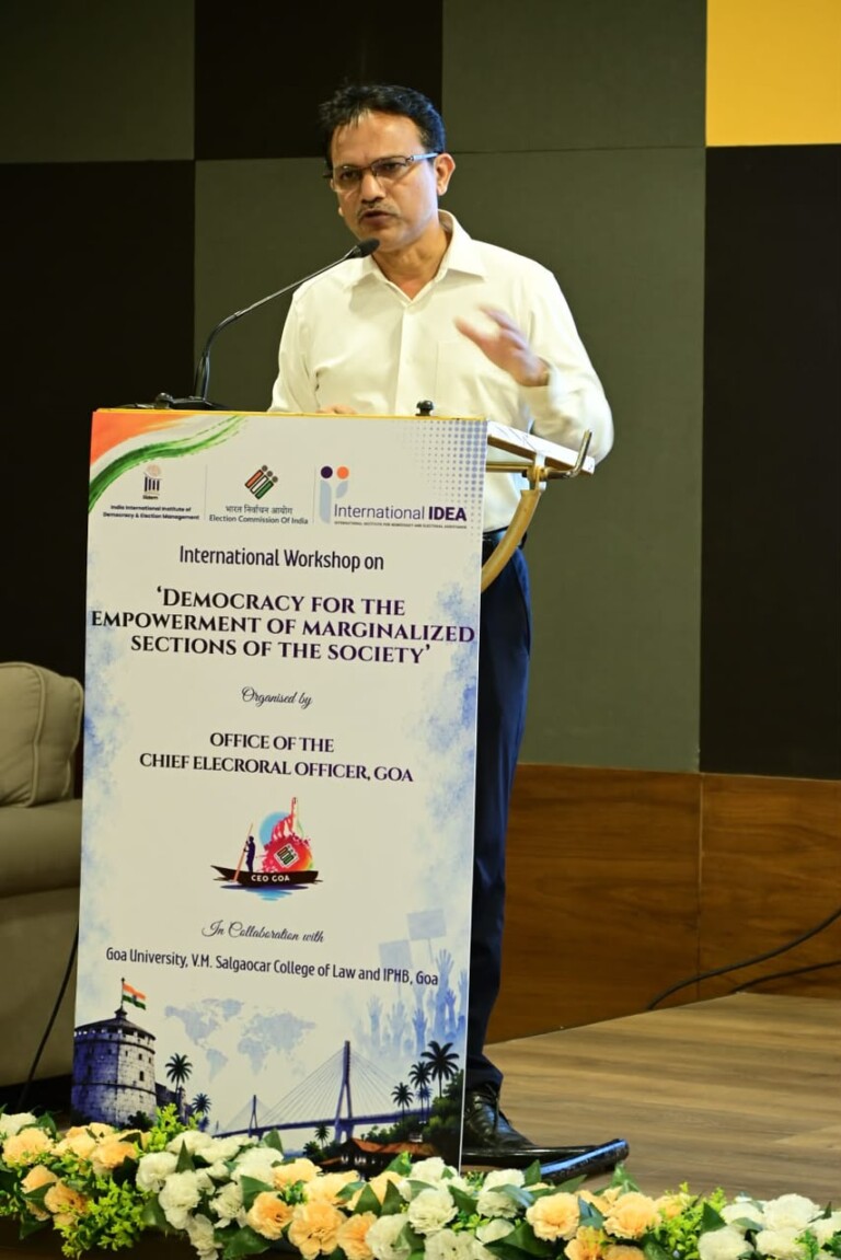 Democracy Must Ensure Equal Participation and Representation of Marginalised Sections of Society: Guruprasad Pawaskar