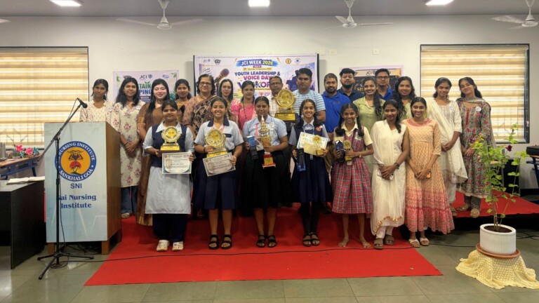 PVS SM Kushe HSS Clinches First Prize in JCI Sanquelim’s VOXORA Effective Public Speaking Competition