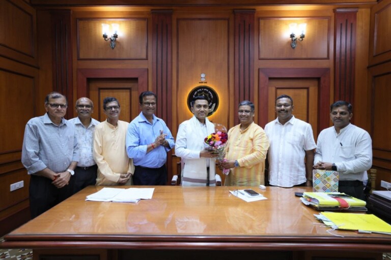 Hindu Janajagruti Samiti Congratulates Chief Minister Dr. Pramod Sawant, Minister Subhash Phal Dessai and MLA Daji Salkar