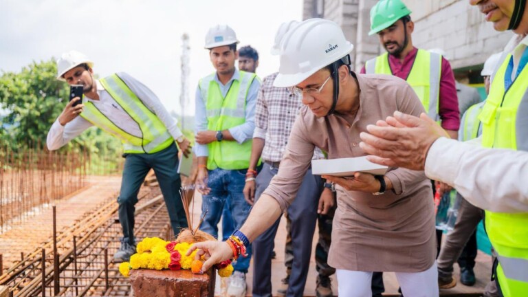 Min Vishwajit Rane Inspects Work on State Cancer Institute, Bambolim