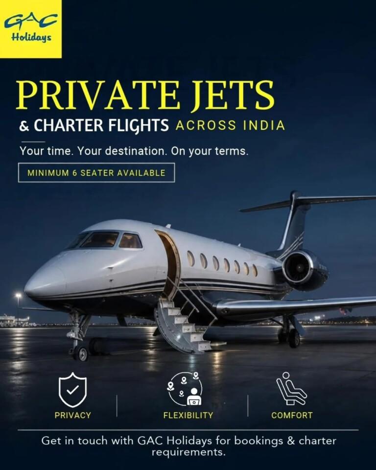 Goa-Based GAC Holidays Enters Private Jet Space, Launches Premium Air Charter Services Across Indian Cities