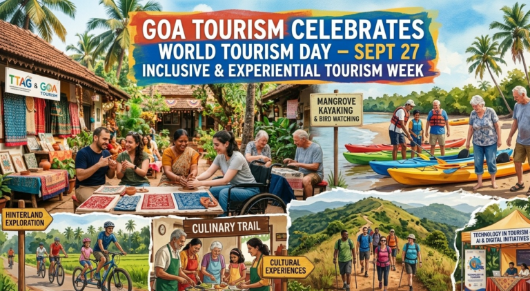 Goa Tourism to Focus on Inclusive, Experiential Tourism Ahead of World Tourism Day