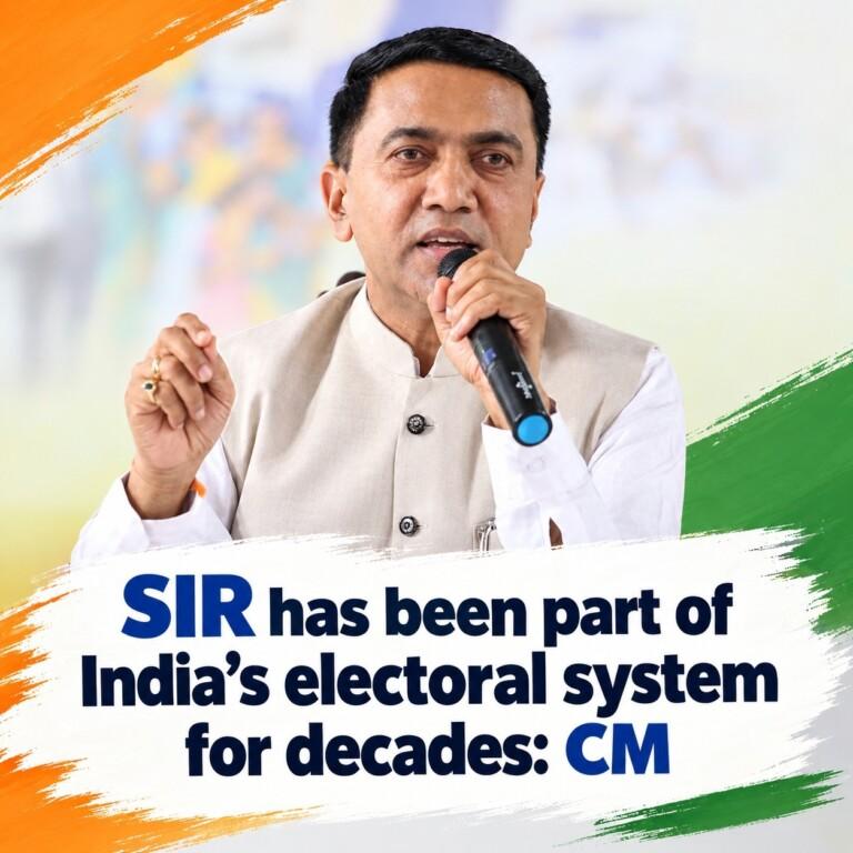 SIR has been part of India’s electoral system for decades: Sawant
