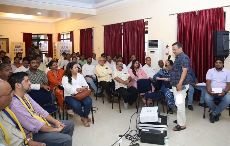 Kejriwal holds organisational meet with AAP leaders in Goa ahead of 2027 polls