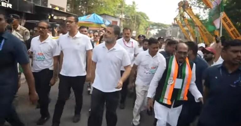 Rahul Gandhi joins Goy Rakhon Yatra in Margao on final day